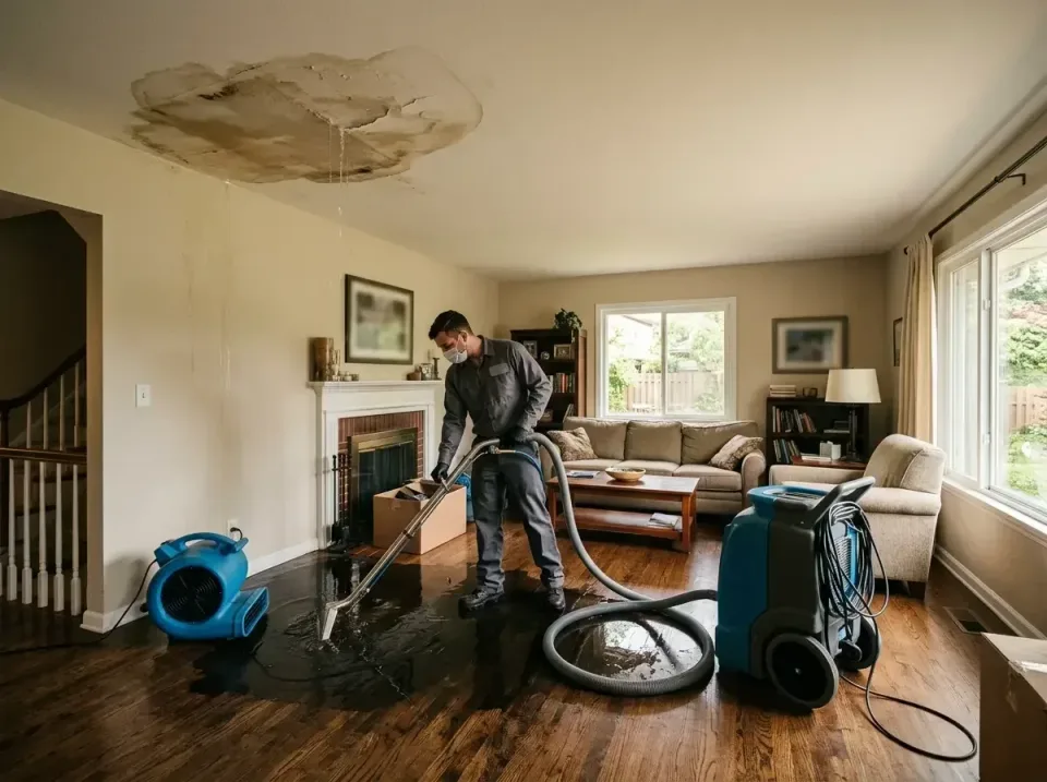 attic-pipe-burst-ceiling-drip-008 — frequently asked questions, Water Damage Restoration & Carpet Care in Allouez, WI